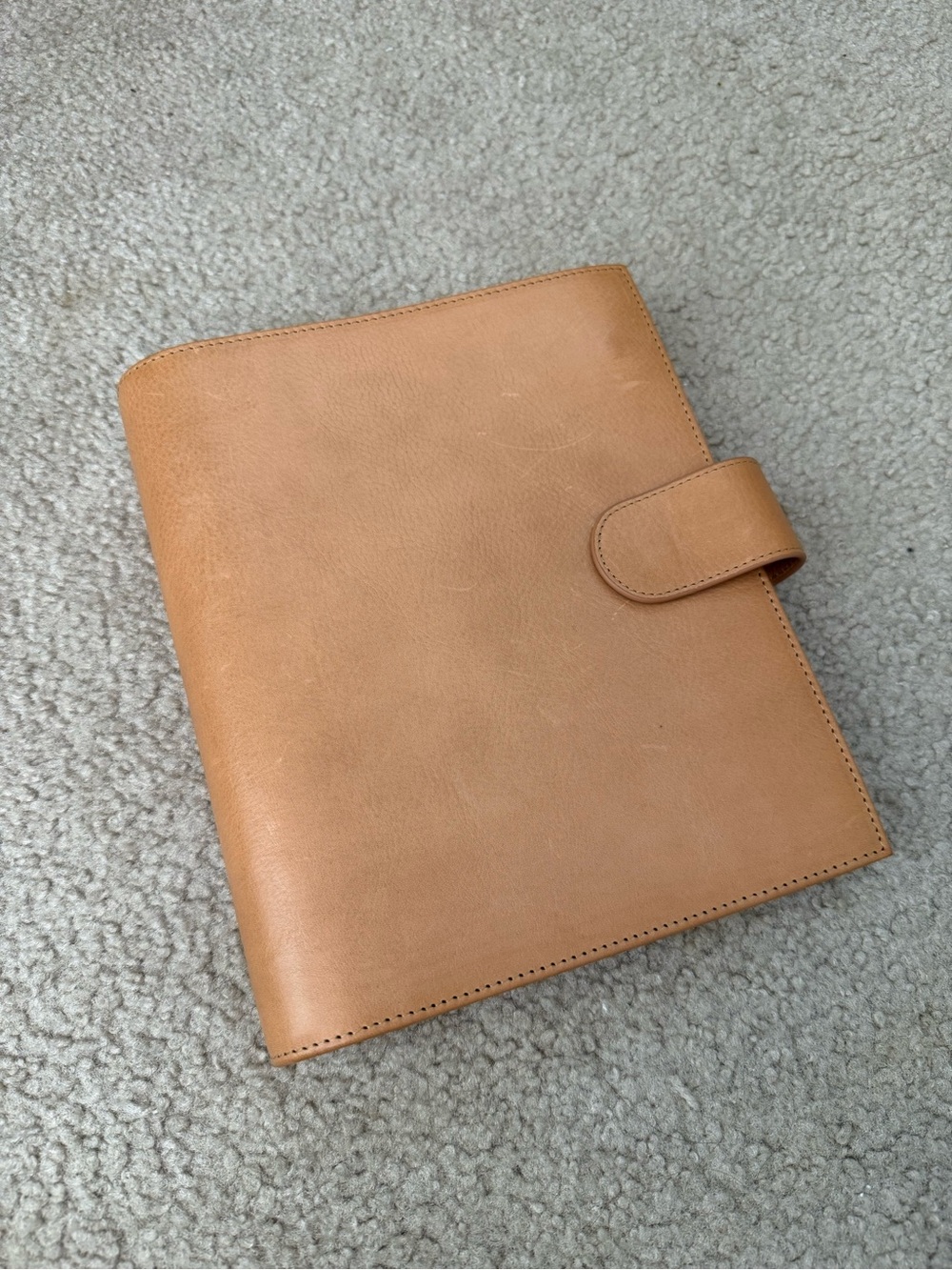 Moterm Luxe Rings Planner - A5 (Vegetable Tanned Leather)